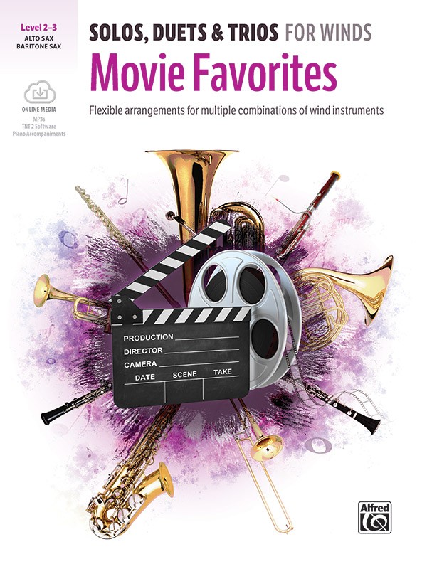 Solos, Duets & Trios for Winds: Movie Favorites (asax/baritone sax)