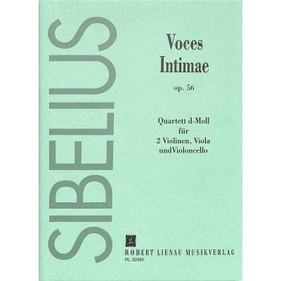 Quartet d op 56 Voces Intimae (study score)