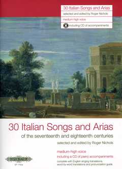 30 Italian Songs and Arias (medium high)(cto,pf+CD)