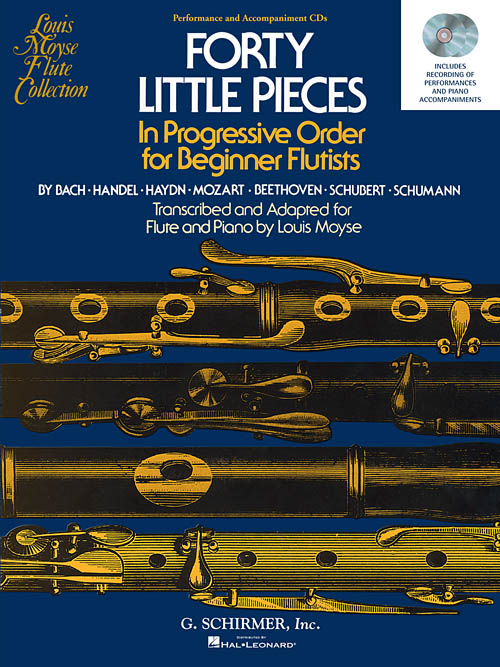 40 Little Pieces for Beginners (Moyse)(fl,pf+audio access)