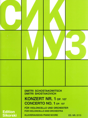 Concerto 1 op 107 (Rostropowitsch)(vc,pf)