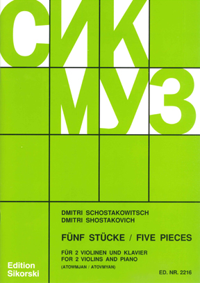 5 Stücke (2vl,pf)