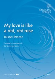 Emerging Voices: My love is like a red, red rose (3voices,pf)