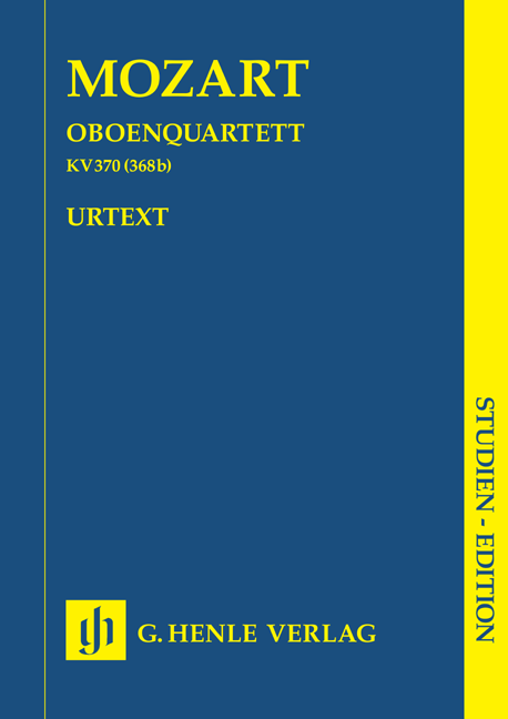 Quartet F KV 370 (368b)(ob,vl,va,vc)(study score)