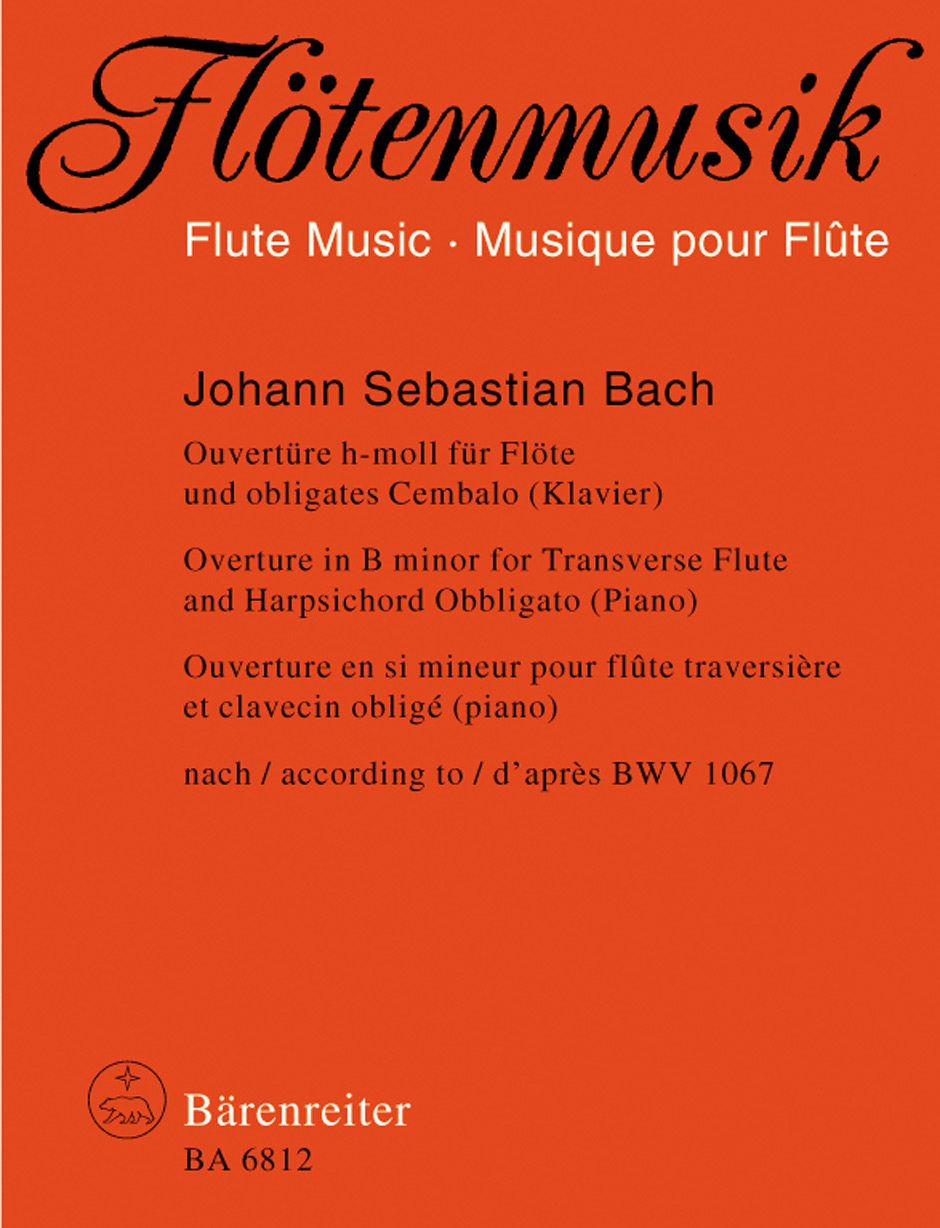 Suite (Ouverture) h BWV 1067 (fl,pf)