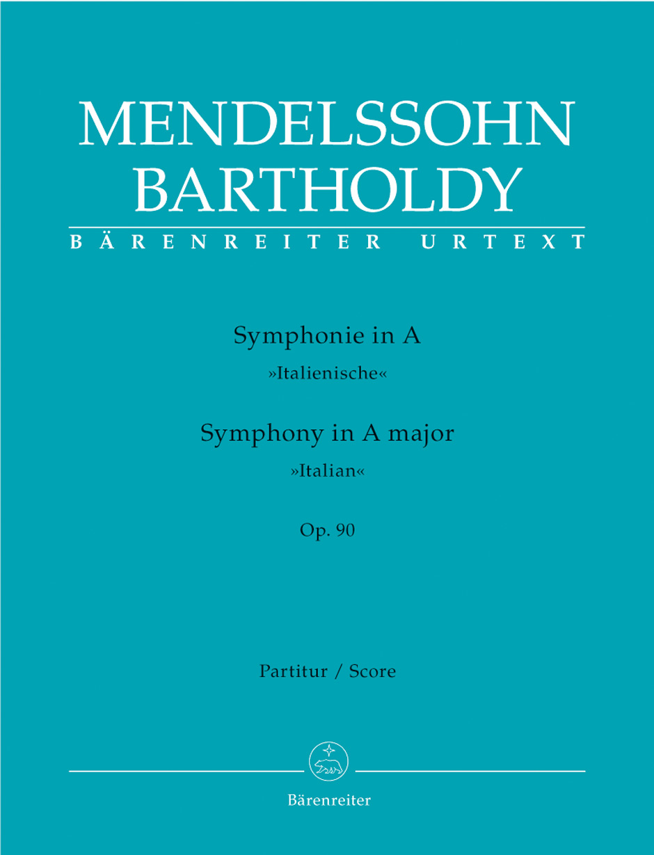 Sinfonie 4 A op 90 "Italian" (score)