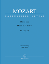 Missa c KV 427 (417a)(vocal score)