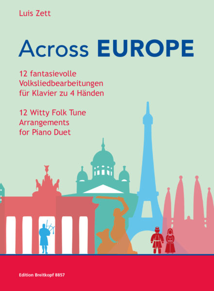 Across Europe - 12 witty folk tune arrangements (4ms)
