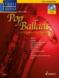 Pop Ballads - 16 Famous Ballads (Juchem)(asax,pf+CD)