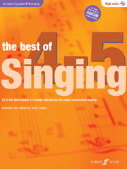 Best of Singing Grades 4-5 (high)(cto,pf+CD)
