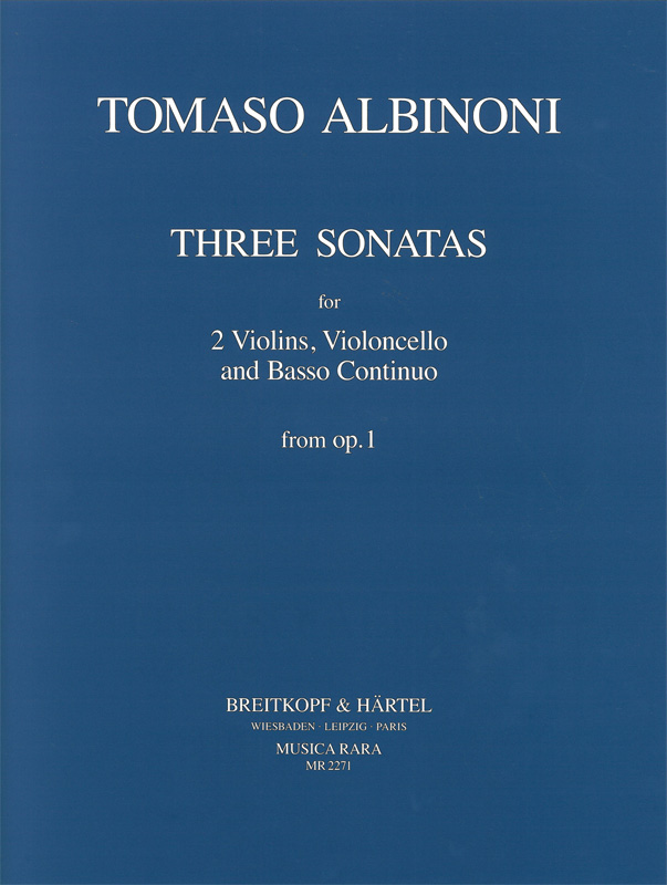Sonatas op 1 (10-12)(2vl,vc,bc)