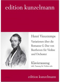 Variationen über die Romanze G-Dur von Beethoven (vl.pf)
