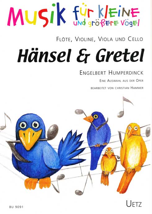 Hänsel und Gretel selections (arr.Hammer)(fl,vl,vla,vc)