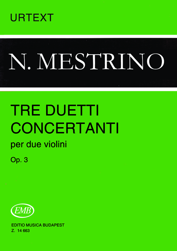 3 Duetti concertanti op 3  (2vl)