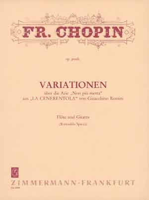 Variationen "Non piu mesta" (Rossini)(fl,gu)