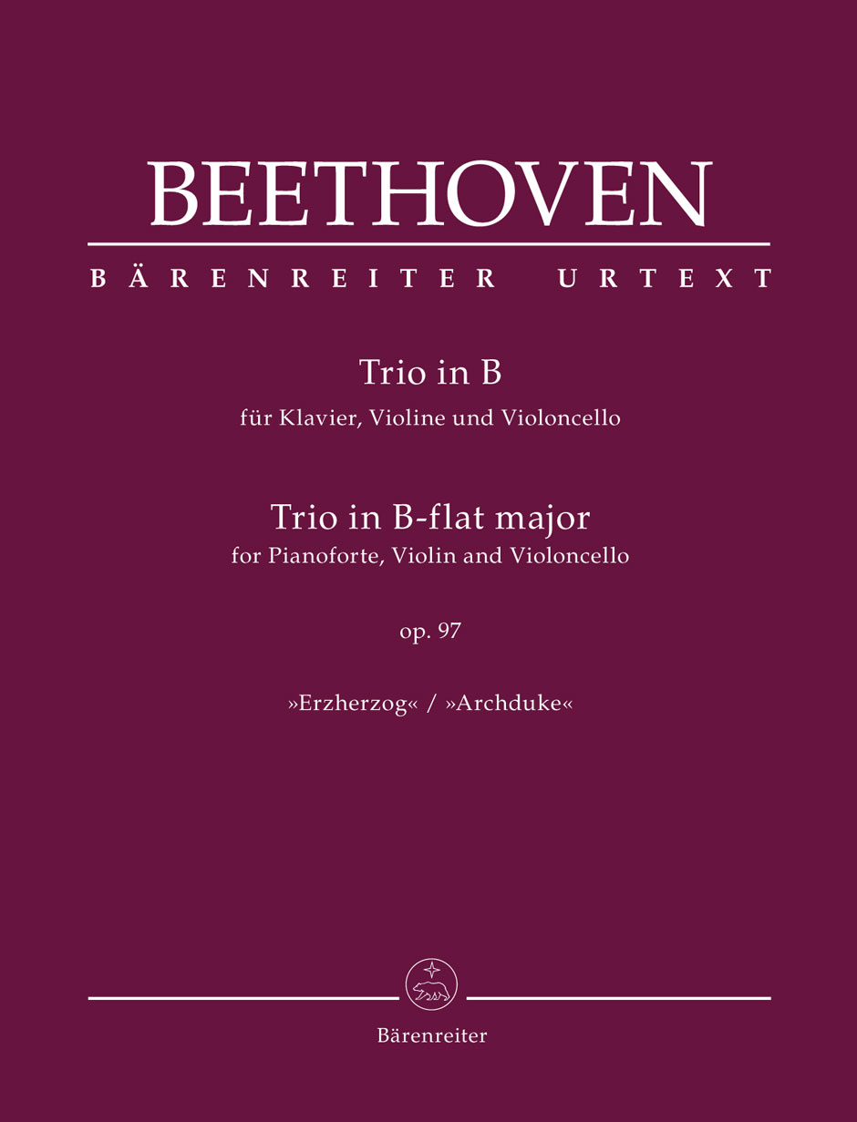Trio B op 97 (Archduke)(vl,vc,pf)