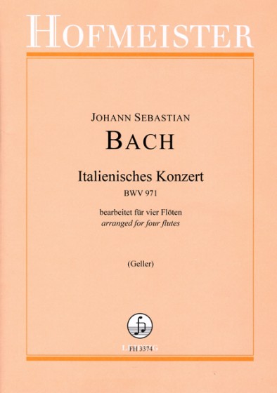 Italienische Konzert BWV 971 (4fl)