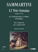 12 Trio Sonatas Vol 1/1-6 (2fds/2vl,bc)