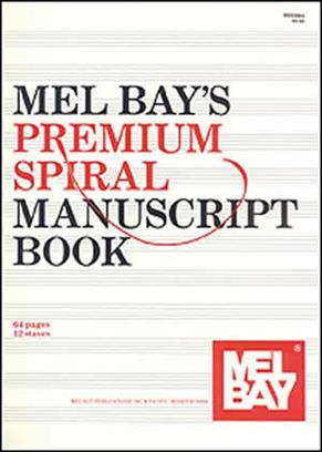 Nuottivihko A4 "Premium Spiral Manuscript Book"