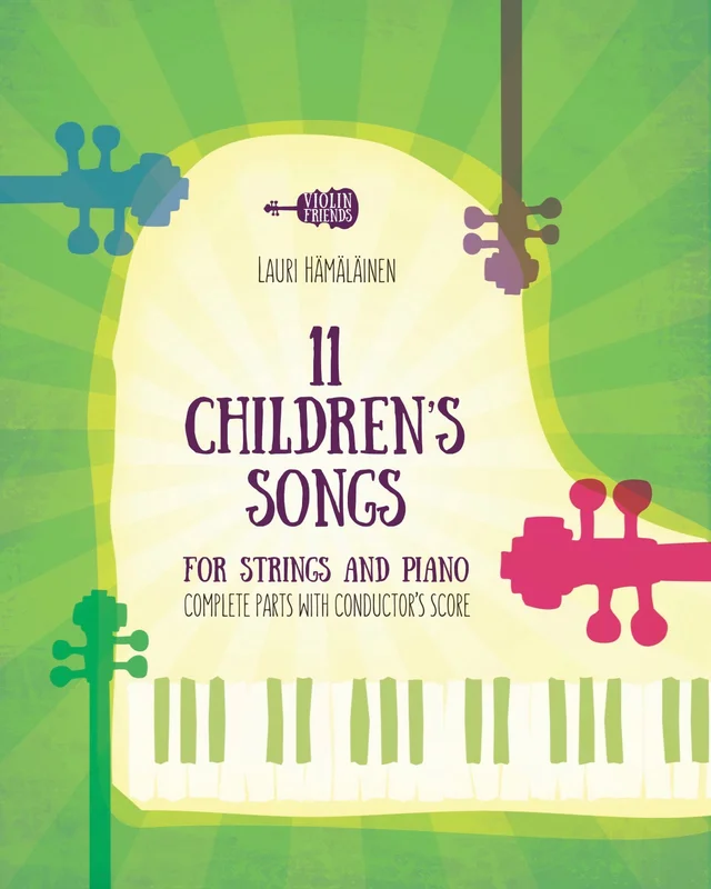 Violin Friends - 11 Children's Songs (piano quintet)