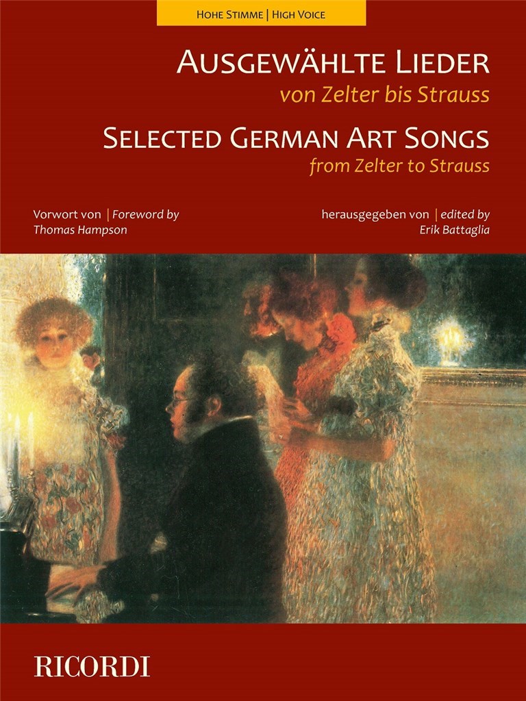 Selected German Art Songs from Zelter to Strauss (high voice)