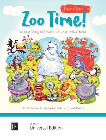 Zoo Time! 12 easy zoological pieces (cl,pf)